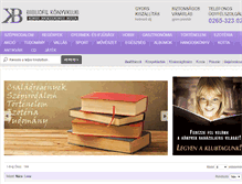 Tablet Screenshot of bibliofilkonyvklub.com